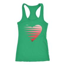 Load image into Gallery viewer, SINGLE HEART - RED - Women&#39;s Tank