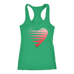 SINGLE HEART - RED - Women's Tank