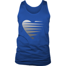 Load image into Gallery viewer, SINGLE HEART - GREY - Men&#39;s Tank