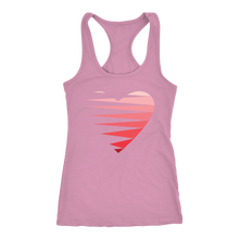 Load image into Gallery viewer, SINGLE HEART - RED - Women&#39;s Tank